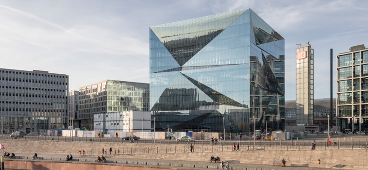 AN UNUSUAL BUILDING IN THE CENTER OF BERLIN