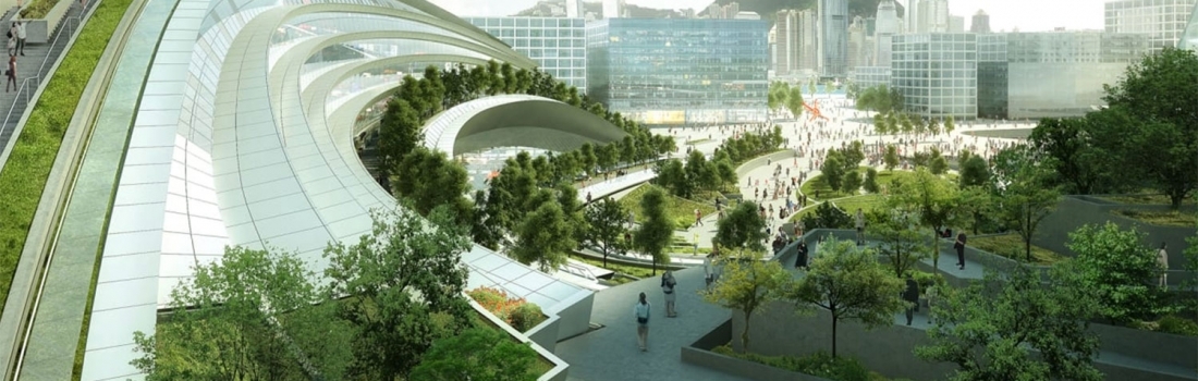 THE NEW HONG KONG RAILWAY STATION